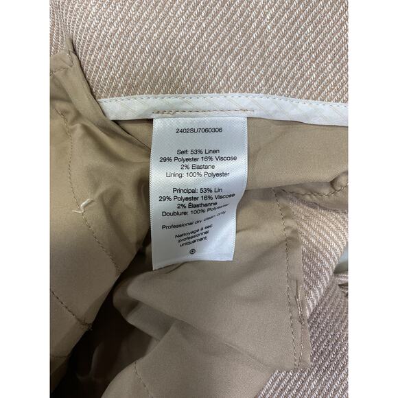 Veronica Beard 'Komi' Tan Pant Size 4 - Picture 4 of 5